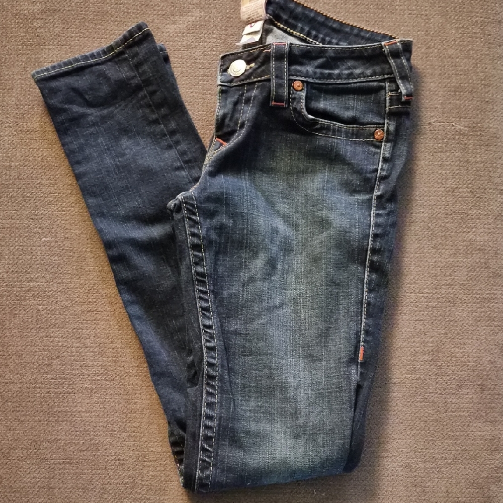 True Religion Dark Blue Skinny Jeans